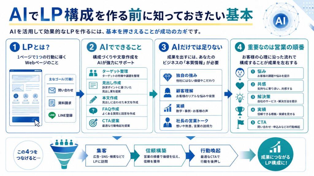 AIでLP構成を作る前に知っておきたい基本
