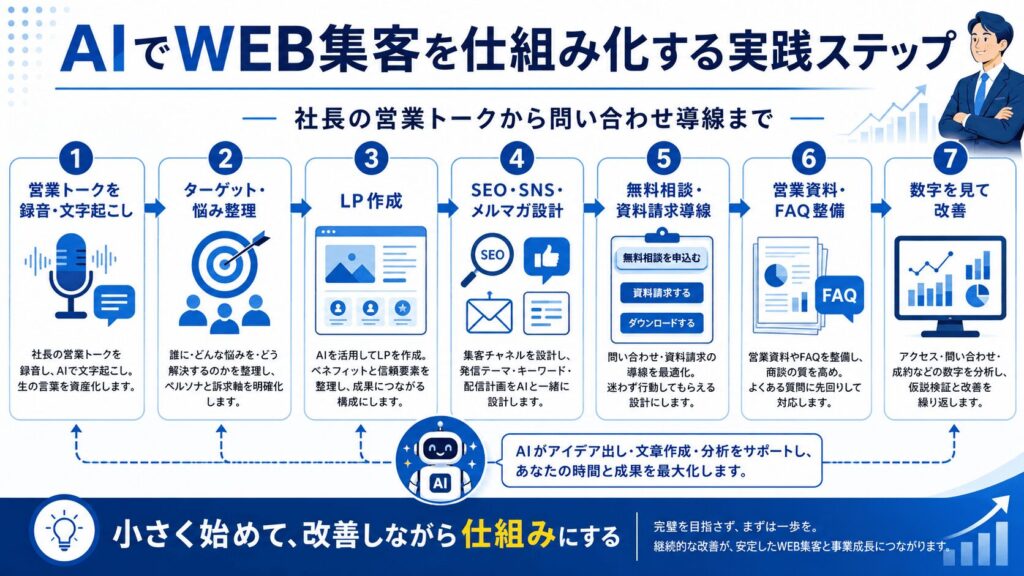 AIでWEB集客を仕組み化できる会社・できない会社の違い