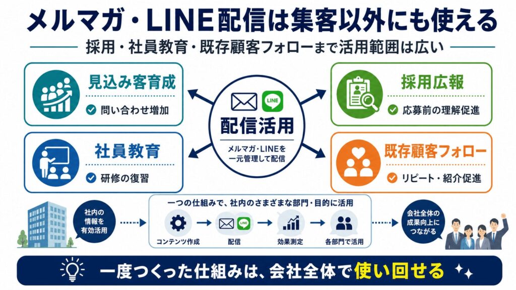 AI × 社員教育・助成金研修|社内向けメルマガ・LINE配信にも応用できる