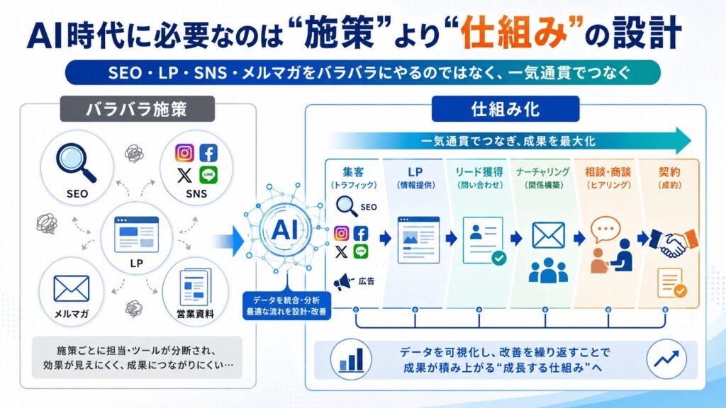 なぜ今、中小企業にWEBマーケティングの仕組み化が必要なのか？