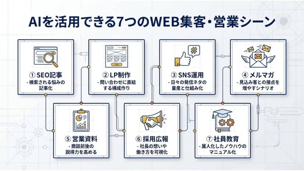 AIをWEB集客に活かす具体例
